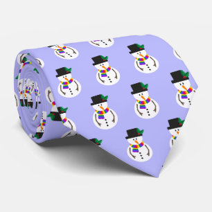 LGBT+ Pride Snowman Tie
