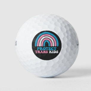 LGBT Pride Support Protect Trans Kids Golf Balls