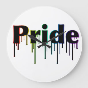 LGBT+ Pride Wall Clock