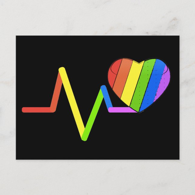 LGBT Pulse Orlando Tribute #LoveWins Postcard (Front)