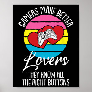 Lgbt-q Panual Pride Video Game Controller Gaming Poster