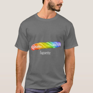 Lgbt Rainbow Baguette Faguette Lgbt Bread retro T-Shirt