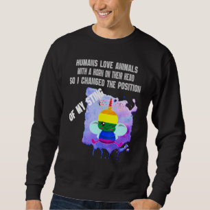 Lgbt Rainbow Bee Idea Apiologist Bee Gay Beekeeper Sweatshirt