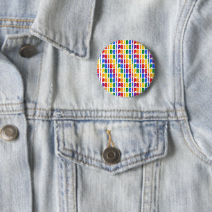 LGBT Rainbow Colours Pride 6 Cm Round Badge