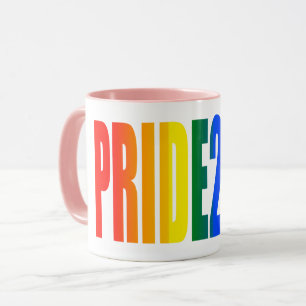 LGBT Rainbow Flag Colours LGBTQ Gay Pride 2021 Mug
