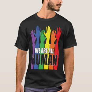 LGBT Rainbow Flag Equality Awareness Month We Are T-Shirt