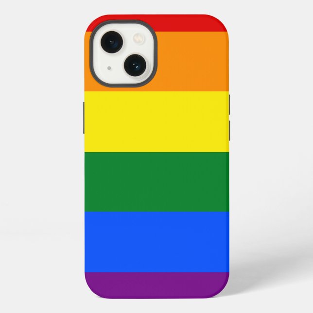 LGBT Rainbow flag iPhone Case (Back)