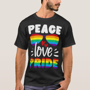 LGBT Rainbow Gay Peace Love Pride T-Shirt