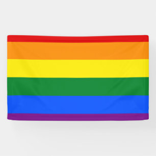 LGBT Rainbow Gay Pride Flag Banner