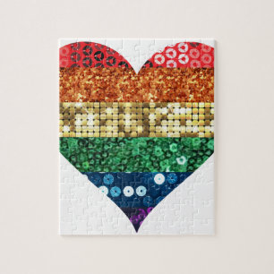 lgbt rainbow heart jigsaw puzzle