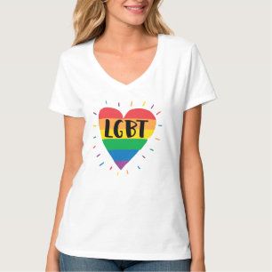 LGBT Rainbow Heart T-Shirt