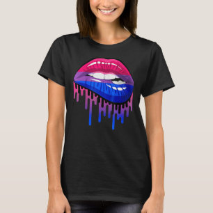 Lgbt Rainbow Lips Bisexual Pride Lgbt Gay Pride T-Shirt
