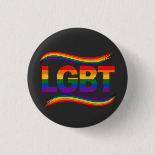 LGBT Rainbow Pride 3 Cm Round Badge