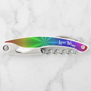 LGBT Rainbow Pride Love Wins Corkscrew