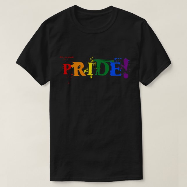 LGBT rainbow pride T- Shirt (Design Front)