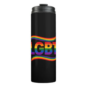 LGBT Rainbow Pride Thermal Tumbler