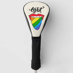 LGBT Rainbow Tongue Golf Head Cover