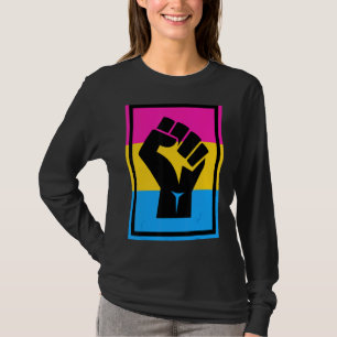 Lgbt Resist Fist Vintage Hand Pansexual Flag Pan P T-Shirt