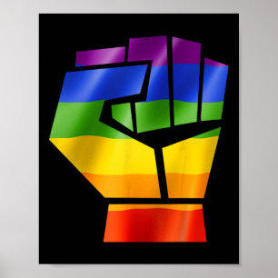 Lgbt Resist Pride Lesbian Gay Biual Transgender  Poster