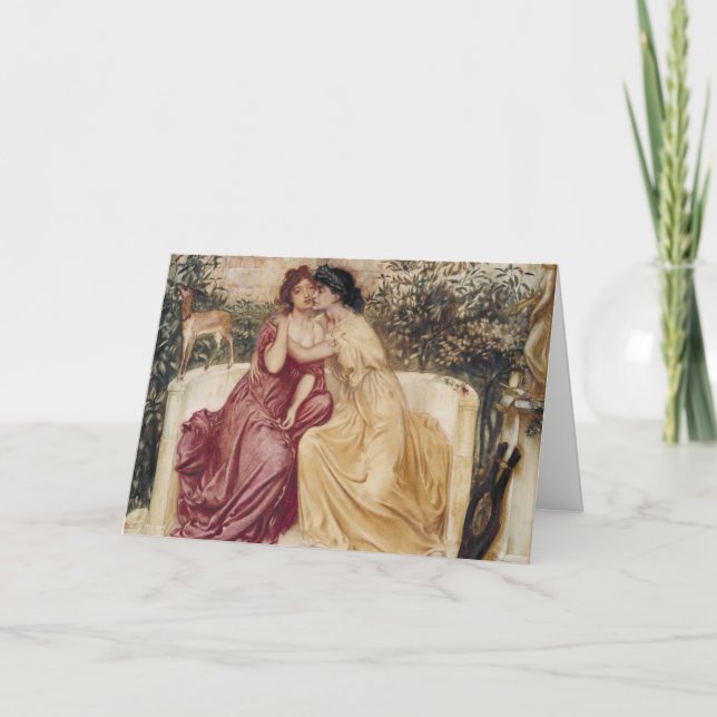 LGBT Sappho Greeting Card (Front)