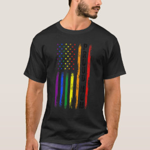 Lgbt Support Proud Mum Lgbt Flag Mum Lgbt Pride Mo T-Shirt