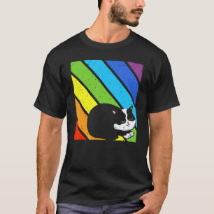 LGBT Supporter Pride Ally Cat Lover Rainbow Pride T-Shirt