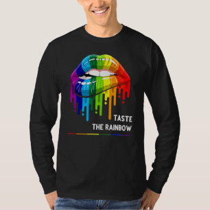 Lgbt Taste The Rainbow Lgbt Pride Lgbtq Rainbow T-Shirt