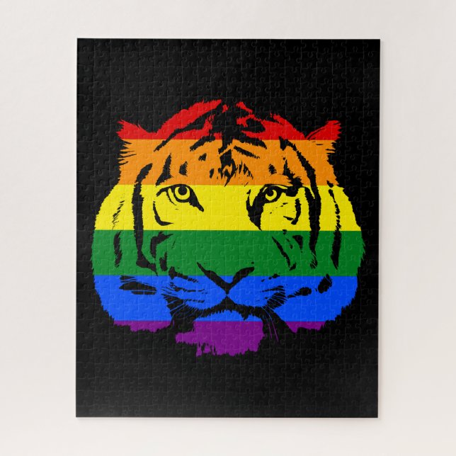 LGBT Tiger Jigsaw Puzzle (Vertical)