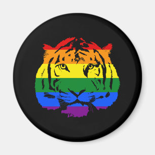 LGBT Tiger Magnet