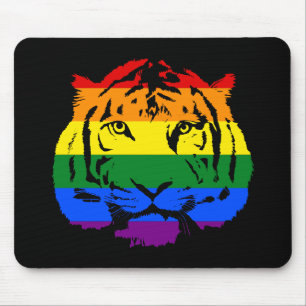 LGBT Tiger Mouse Pad