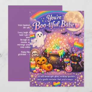 🎃🌈 LGBT To My Beautiful Lady Invitation