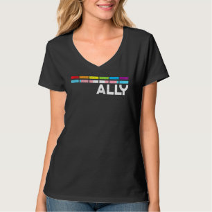 Lgbt Transgender Ally Transsexual Trans Pride Flag T-Shirt