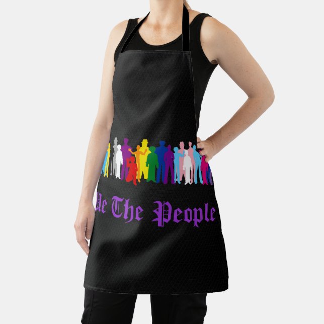 LGBT We The People design Apron (Insitu)