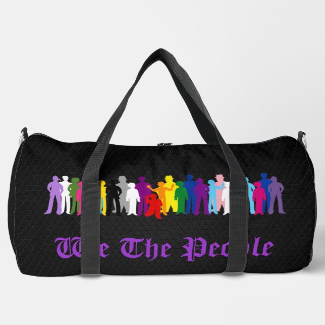 LGBT We The People design Duffle Bag (Front)
