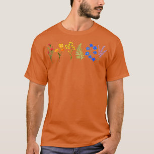 LGBT Wildflower Pride Tee Rainbow Flower Shirt Gay