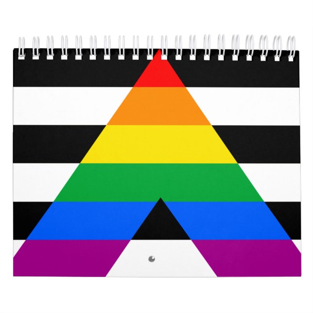LGBTQ+ Ally Flag Calendar (Cover)