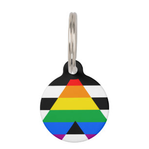 LGBTQ+ Ally Flag Pet Tag