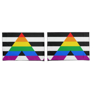 LGBTQ+ Ally Flag Pillowcase