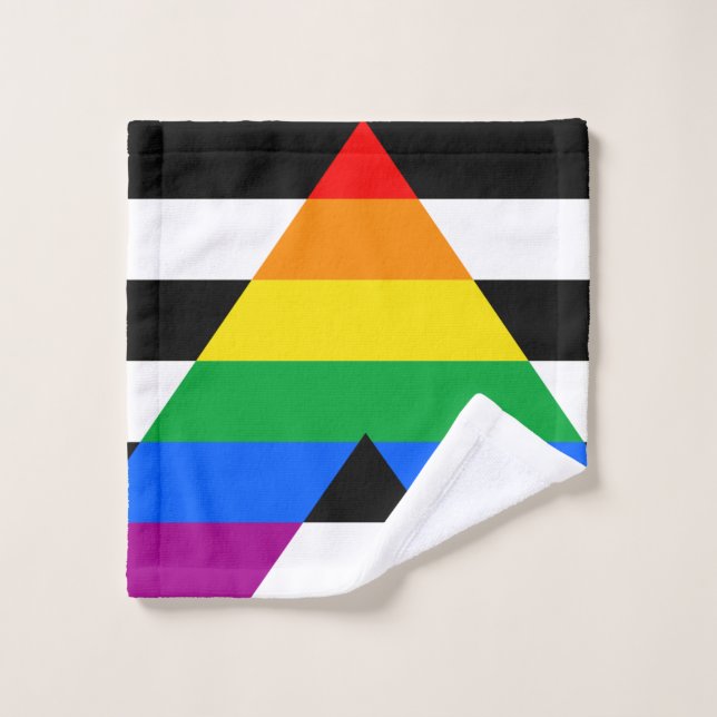 LGBTQ+ Ally Flag Wash Cloth (Wash Cloth)
