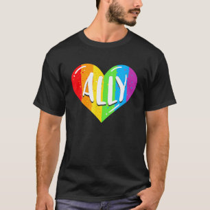 LGBTQ Ally For Gay Pride Men Women Children T-Shirt