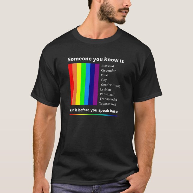 LGBTQ ALLY GAY PRIDE SHIRT RAINBOW FLAG PRIDE 2023 (Front)