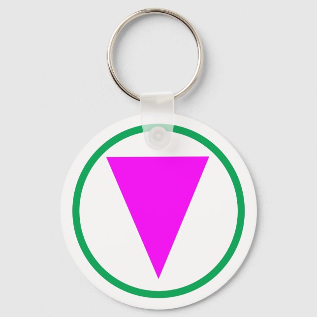 LGBTQ ally. Key Ring (Front)