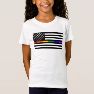 LGBTQ American Flag T-Shirt