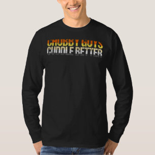 Lgbtq Awareness Rainbow Gay Pride Chubby Guys Cudd T-Shirt