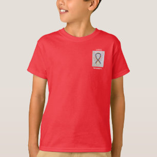 LGBTQ Awareness Rainbow Ribbon Angel Tee