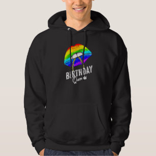 LGBTQ Birthday Queen Strong Gay Women Men Lesbian Hoodie