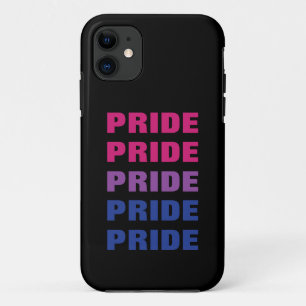 LGBTQ Bisexual Pride Customisable Repeated Text Case-Mate iPhone Case
