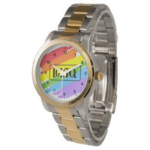 LGBTQ Brushstrokes Rainbow Watch