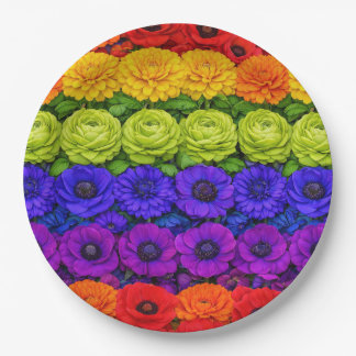 🌈LGBTQ+ CHEERS! Flourish Together Paper Plate