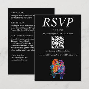 LGBTQ+ Details & RSVP Eternal Unity Enclosure Card